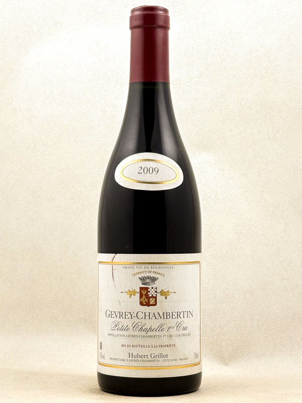 Hubert Grillot - Gevrey Chambertin 1er cru "Petite Chapelle" 2009