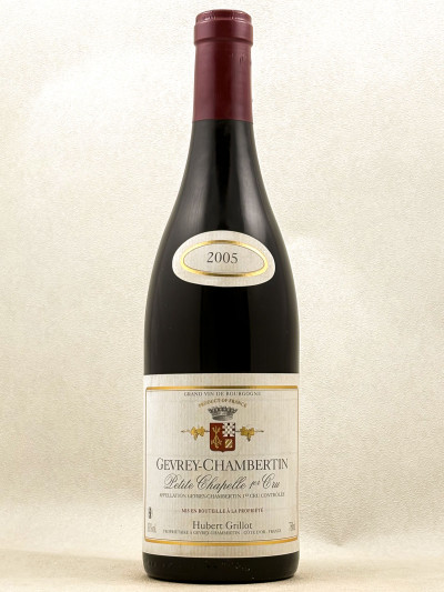 Hubert Grillot - Gevrey Chambertin 1er cru "Petite Chapelle" 2005