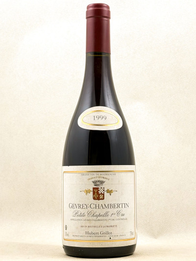 Hubert Grillot - Gevrey Chambertin 1er cru "Petite Chapelle" 1999