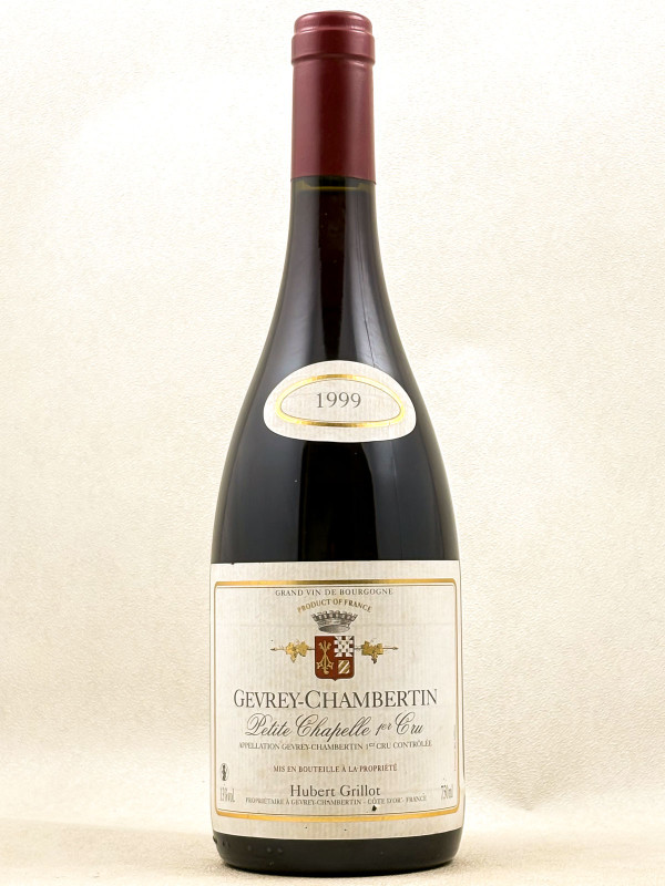 Hubert Grillot - Gevrey Chambertin 1er cru "Petite Chapelle" 1999