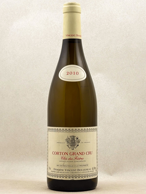 Vincent Bouzereau - Corton "Clos des Fiètres" 2010