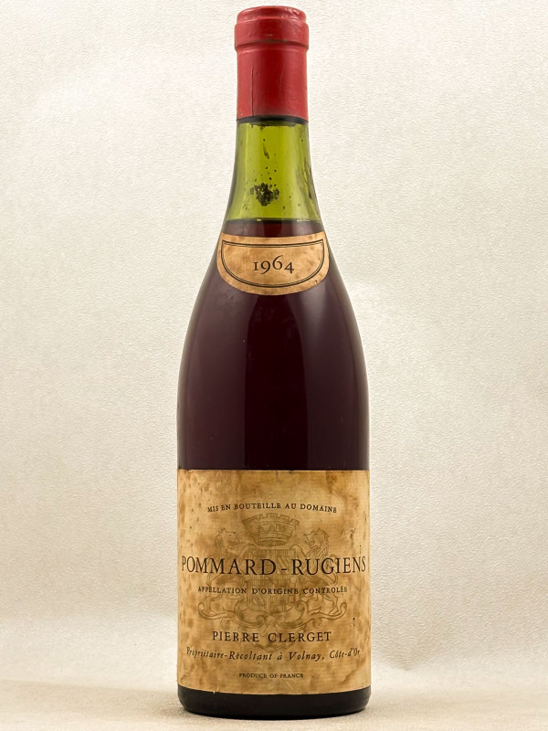 Pierre Clerget - Pommard 1er cru "Rugiens" 1964