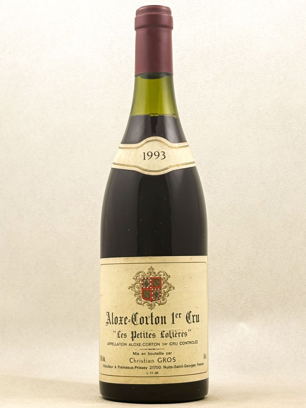Christian Gros - Aloxe Corton 1er cru "Les Petites Lolières" 1993