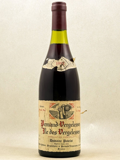 Pavelot - Pernand-Vergelesses 1er Cru "Iles des Vergelesses" 1988
