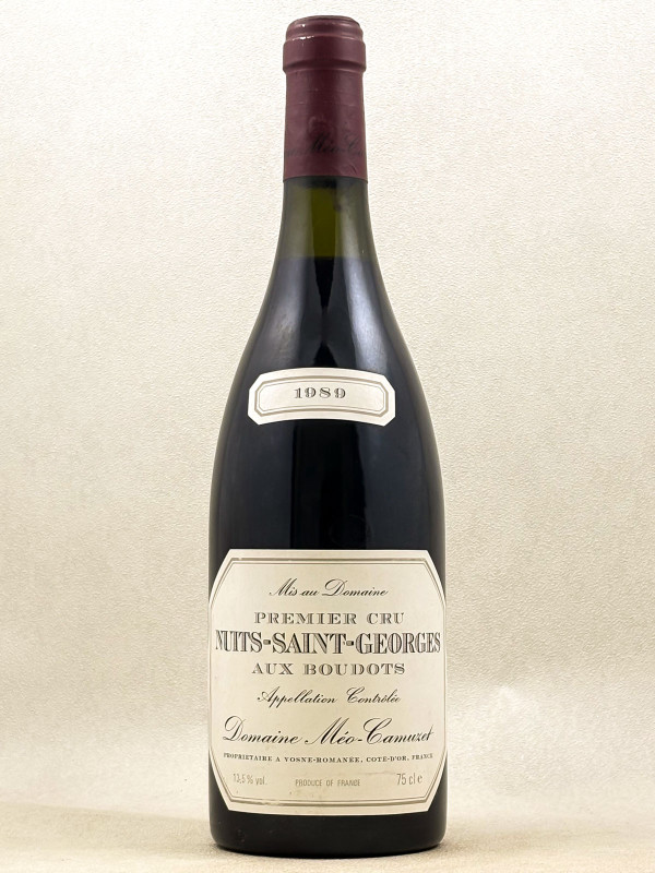 Méo Camuzet - Nuits Saint Georges 1er cru "Aux Boudots" 1989