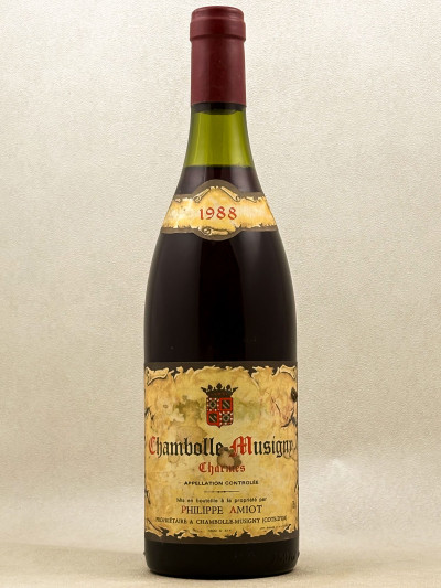 Philippe Amiot - Chambolle Musigny 1er cru "Charmes" 1988
