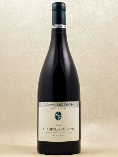 Patrice Rion - Chambolle Musigny 1er cru "Les Cras" 2022