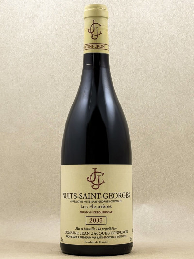 JJ Confuron - Nuits St Georges "Les Fleurières" 2003