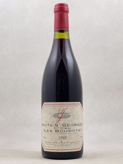 Jean Grivot - Nuits Saint Georges 1er cru "Les Boudots" 1993