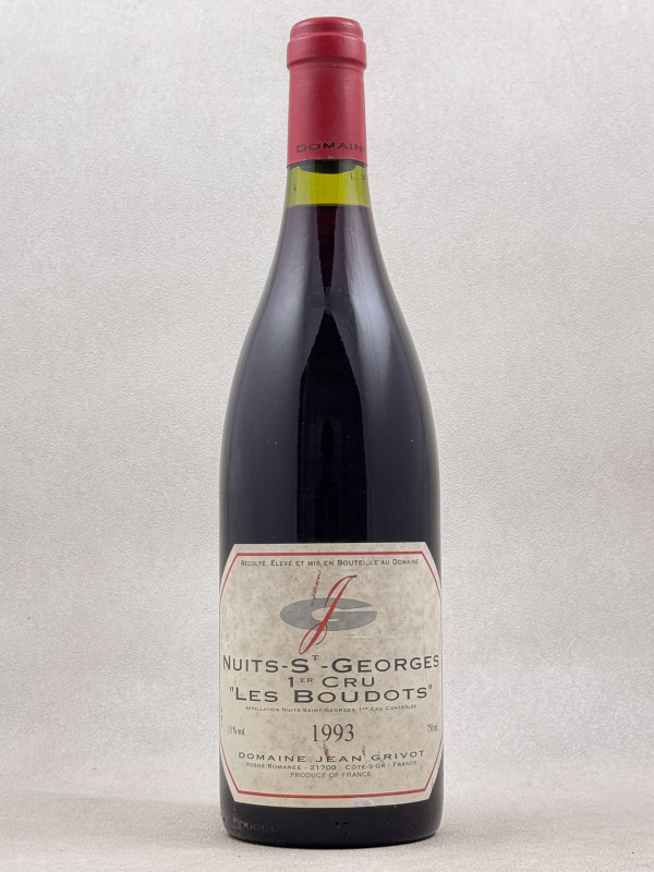 Jean Grivot - Nuits Saint Georges 1er cru "Les Boudots" 1993