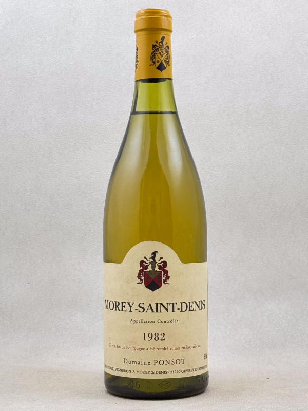 Ponsot - Morey Saint Denis Blanc 1982