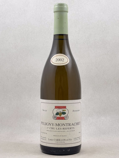 Louis Carillon - Puligny Montrachet 1er cru "Les Referts" 2002