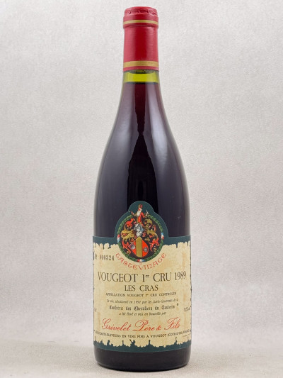 Grivelet Père & Fils - Vougeot 1er cru "Les Cras" 1989