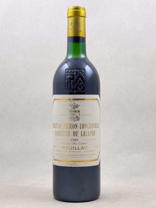 Pichon Longueville Comtesse de Lalande - Pauillac 1989