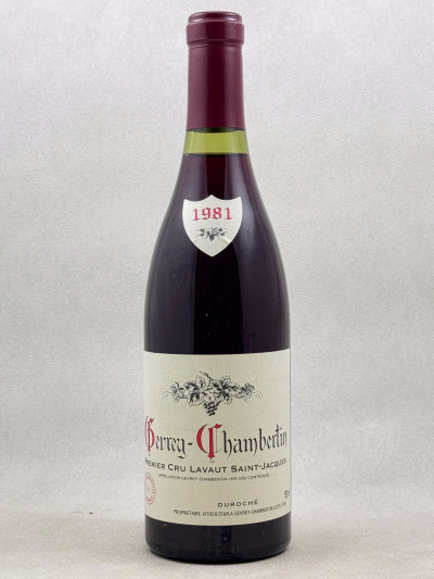 Duroché - Gevrey Chambertin 1er Cru "Lavaux Saint-Jacques" 1981
