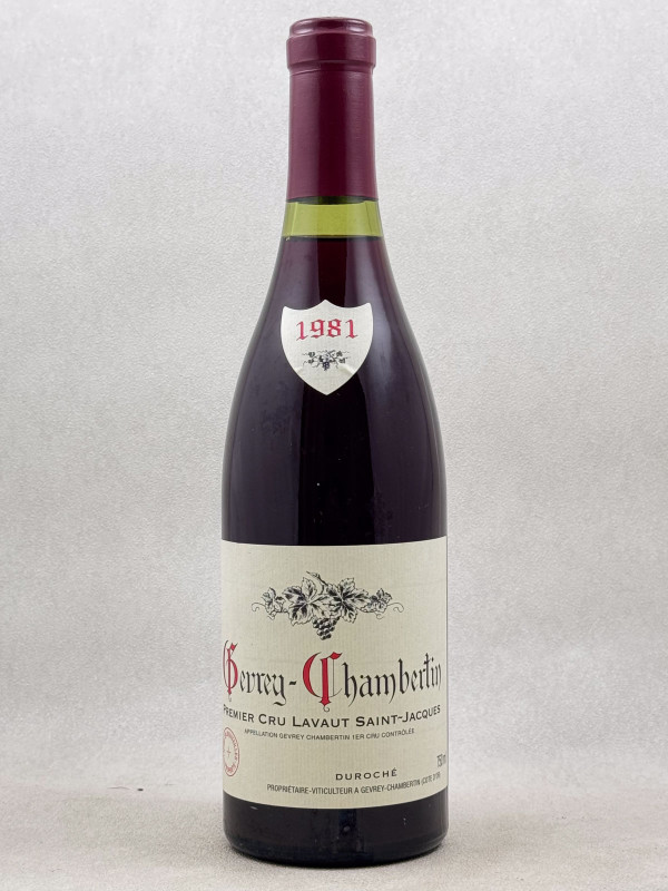 Duroché - Gevrey Chambertin 1er Cru "Lavaux Saint-Jacques" 1981