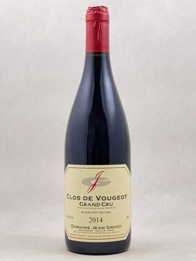 Jean Grivot - Clos Vougeot 2014