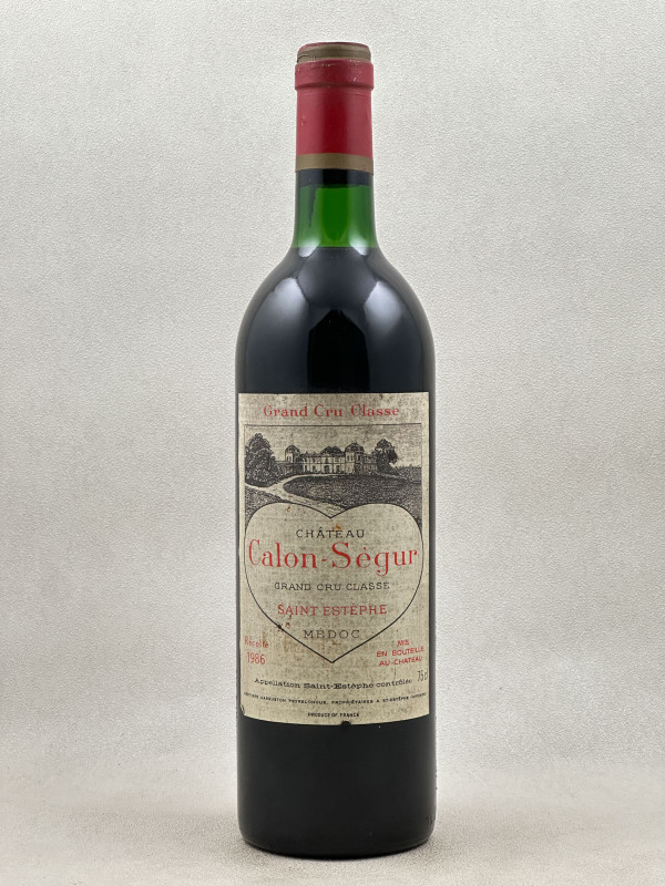 Calon Ségur - Saint Estèphe 1986