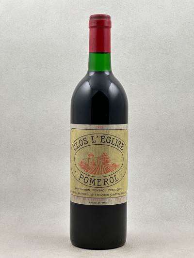 Clos l'Eglise - Pomerol 1989