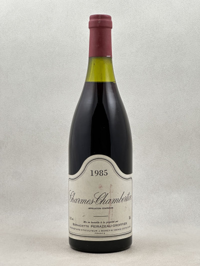 Peirazeau Groffier - Charmes Chambertin 1985