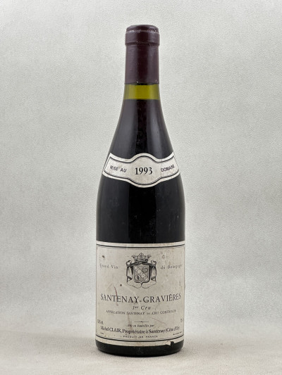 Michel Clair - Santenay 1er cru "Gravières" 1993