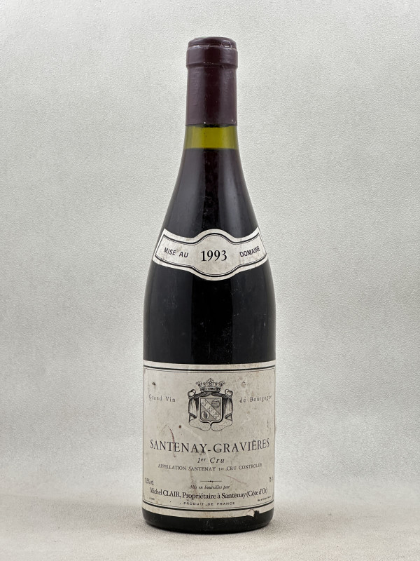 Michel Clair - Santenay 1er cru "Gravières" 1993