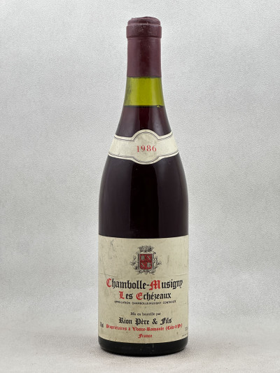 Rion Père et Fils - Chambolle Musigny "Les Echézeaux" 1986