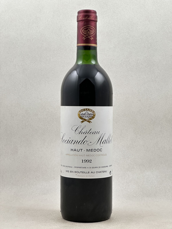 Sociando Mallet - Haut Médoc 1992