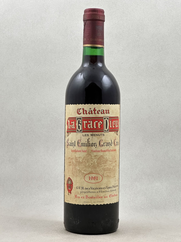 La Grâce Dieu - Saint Emilion 1981