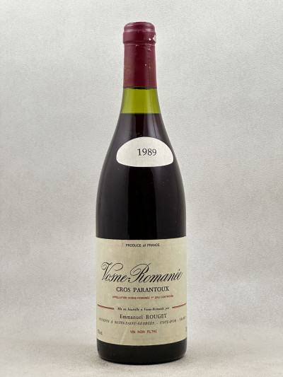 Emmanuel Rouget - Vosne Romanée 1er Cru "Cros Parantoux" 1989