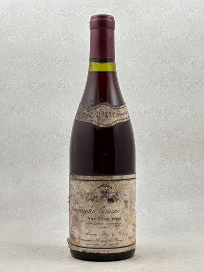 Simon Bize - Savigny Les Beaune 1er Cru "Aux Vergelesses" 1985