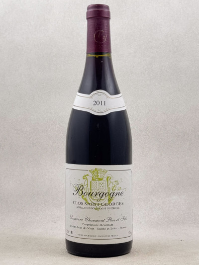 Chaumont Père et Fils - Bourgogne "Clos Saint Georges" 2011