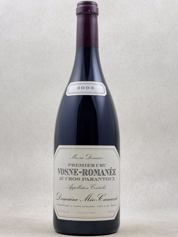 Méo Camuzet - Vosne Romanée 1er Cru "Cros Parantoux" 2003