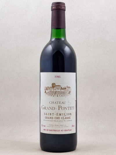 Grand Pontet - Saint Emilion 1986
