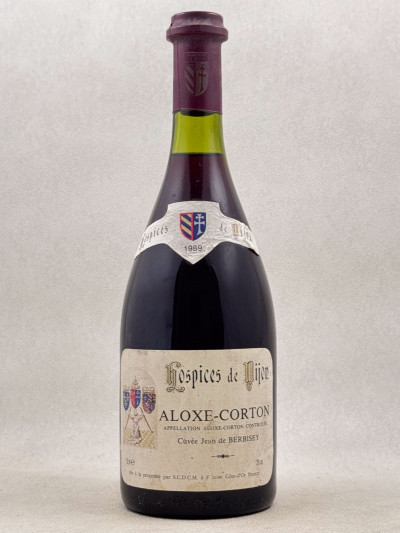 Hospices de Dijon - Aloxe Corton "cuvée Jean de Berbisey" 1989