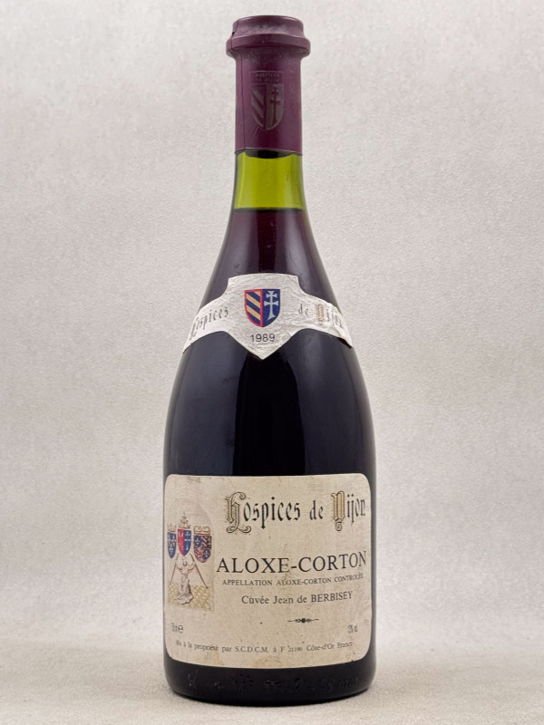 Hospices de Dijon - Aloxe Corton "cuvée Jean de Berbisey" 1989