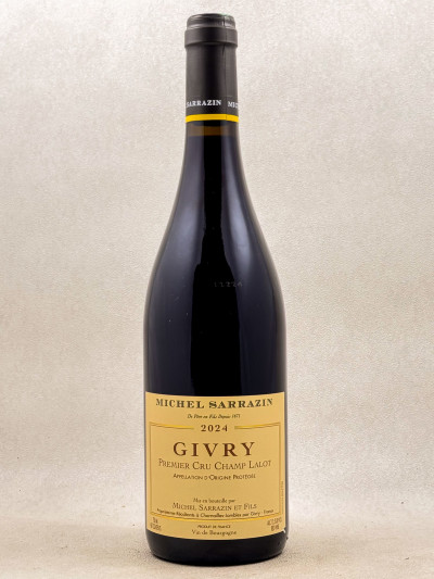 Michel Sarrazin - Givry 1er cru "Champ Lalot" 2024