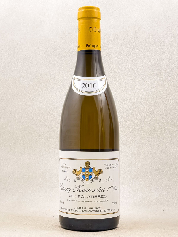 Leflaive - Puligny Montrachet 1er cru "Les Folatières" 2010