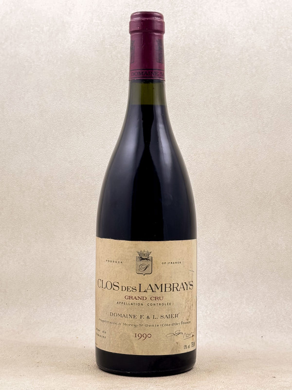 Domaine F & L Saier - Clos des Lambrays 1990