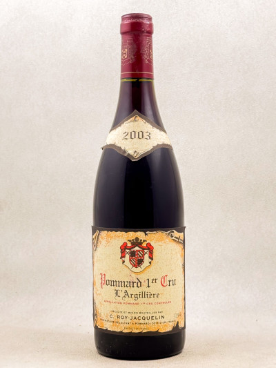 Roy Jacquelin - Pommard 1er Cru "Argillière" 2003