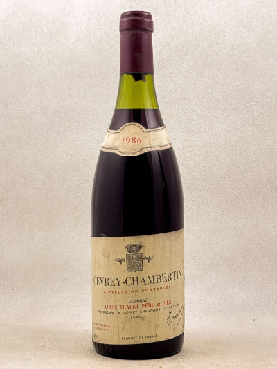 Trapet - Gevrey Chambertin 1986