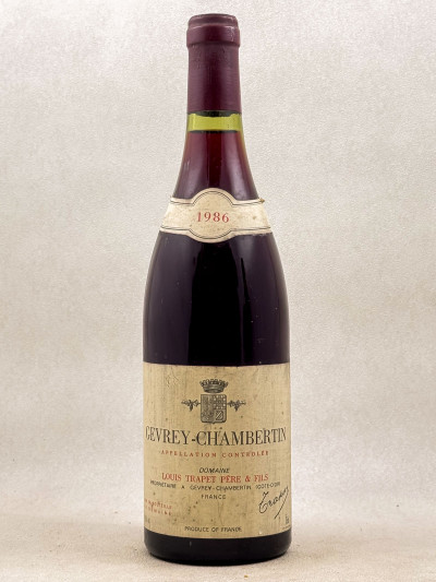 Trapet - Gevrey Chambertin 1986