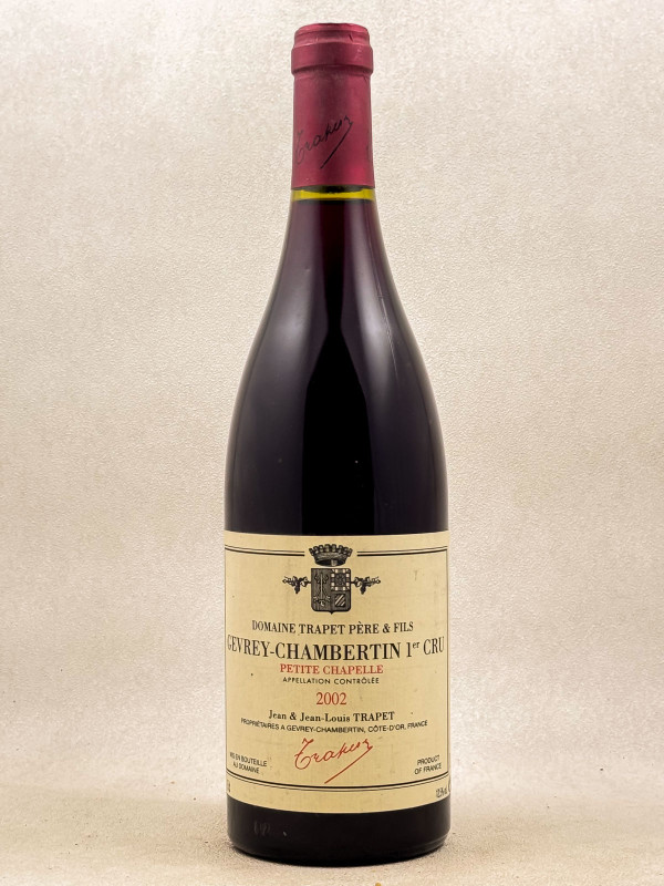 Trapet - Gevrey Chambertin 1er cru "Petite Chapelle" 2002