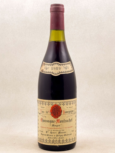Moroni - Chassagne Montrachet 1er cru "Morgeot" rouge 1989