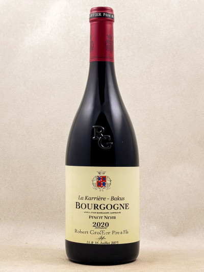 Robert Groffier - Bourgogne "Pinot Noir" 2020
