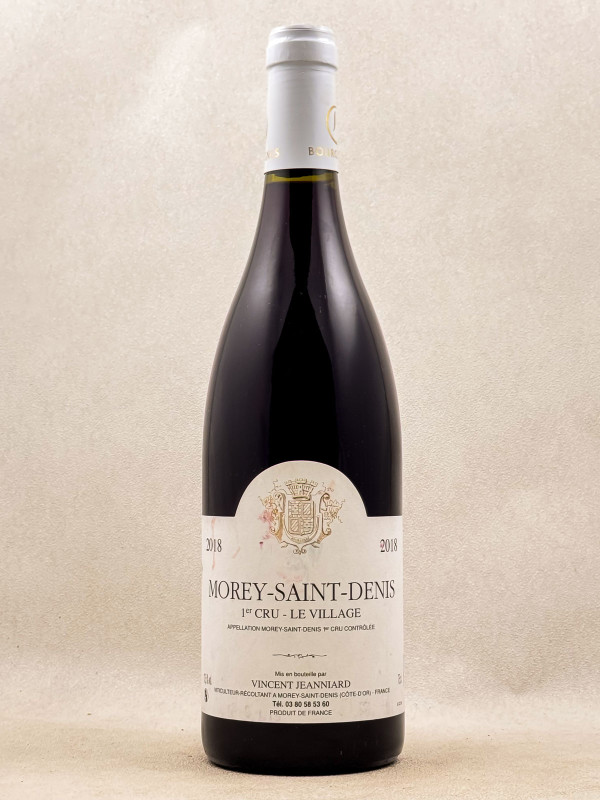 Vincent Jeanniard - Morey Saint Denis 1er cru "Le Village" 2018