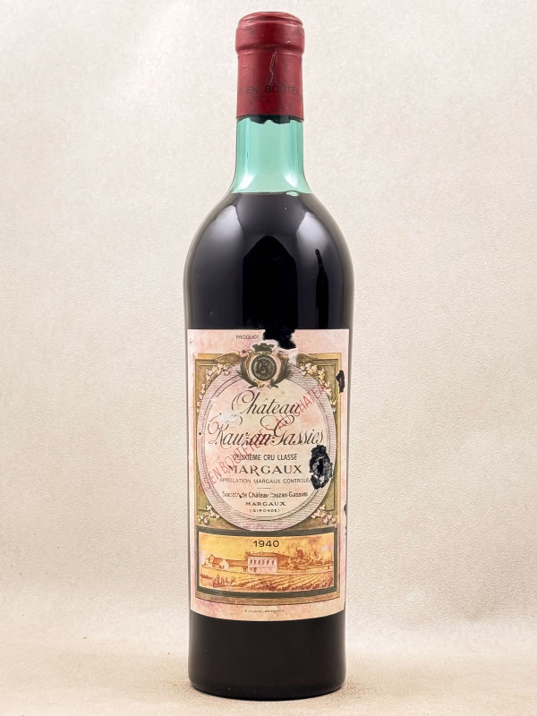 Rauzan Gassies - Margaux 1940