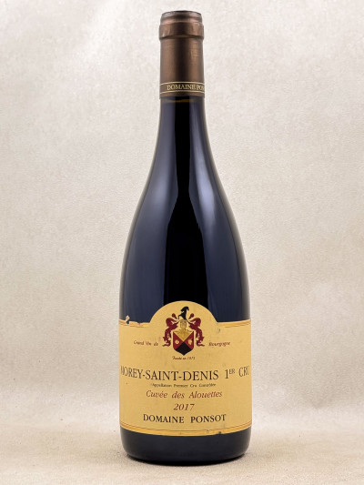 Ponsot - Morey Saint Denis 1er cru "Cuvée des Alouettes" 2017