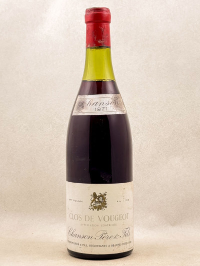 Chanson - Clos Vougeot 1971