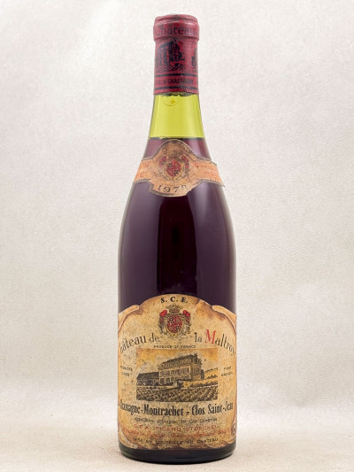 La Maltroye - Chassagne Montrachet 1er cru "Clos Saint Jean" 1978